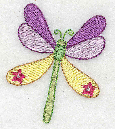 Embroidery Design: Dragonfly 2.02w X 2.41h
