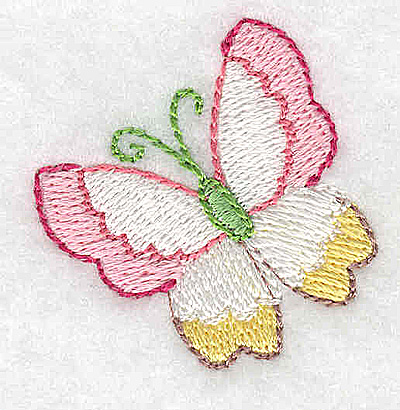 Embroidery Design: Butterfly small 1.47w X 1.49h