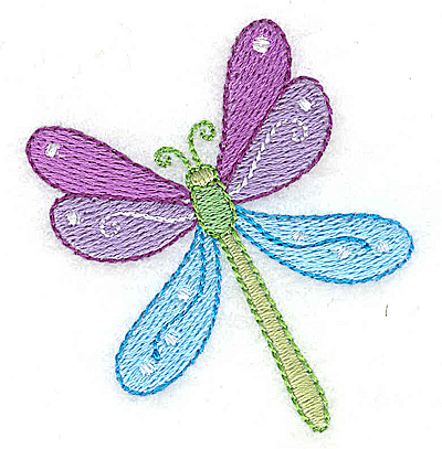 Embroidery Design: Dragonfly 2.28w X 2.43h