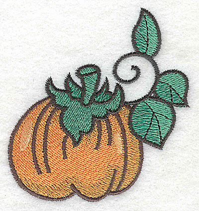 Embroidery Design: Pumpkin 2.89w X 3.11h