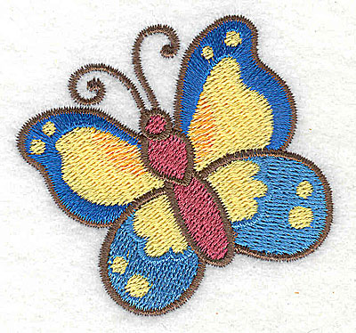 Embroidery Design: Butterfly 2.55w X 2.44h