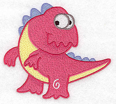 Embroidery Design: Dinosaur F large 4.63wX 4.15h