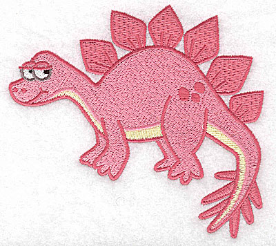 Embroidery Design: Dinosaur J large 4.95w X 4.57h