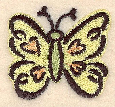 Embroidery Design: Butterfly A large 1.95w X 1.72h