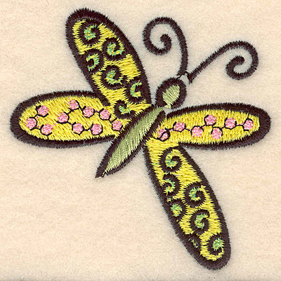 Embroidery Design: Butterfly C large 2.89w X 2.98h