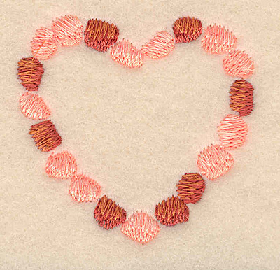 Embroidery Design: Heart necklace large2.11"H x 2.17"W