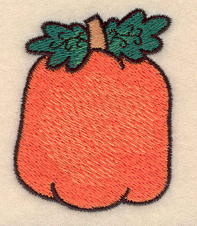 Embroidery Design: Pumpkin large 1.96"w X 2.51"h