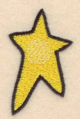 Embroidery Design: Star large1.36w X 2.25h