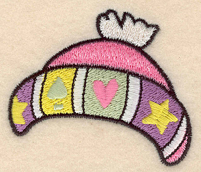 Embroidery Design: Winter hat large 3.00"w X 2.55"h