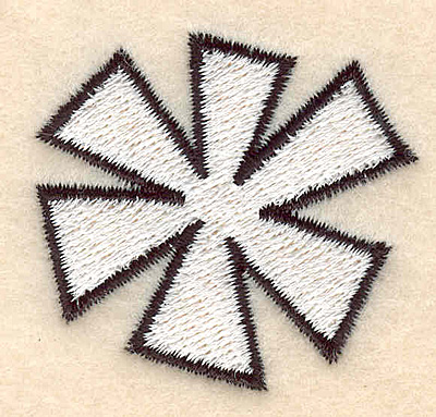 Embroidery Design: Snowflake large 1.73"w X 1.64"h