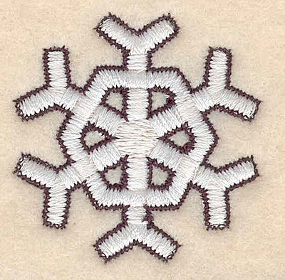 Embroidery Design: Snowflake B1.69"H x 1.66"W