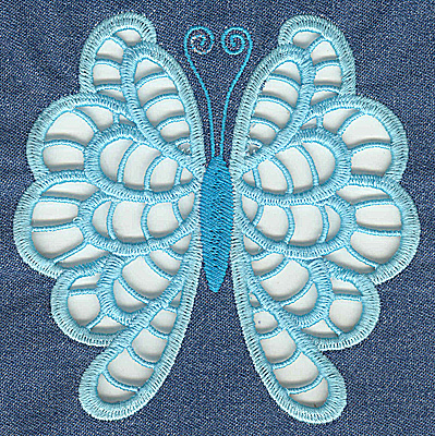 Embroidery Design: Cutwork Butterfly B large 4.98w X 4.94h