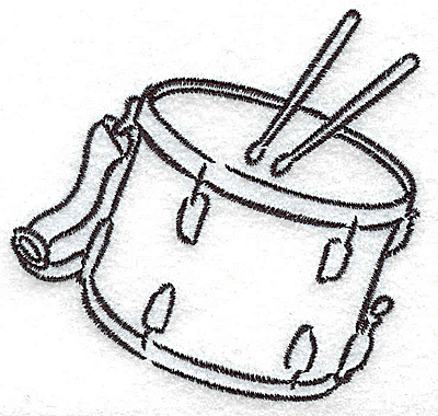 Embroidery Design: Snare drums 3.25w X 3.02h