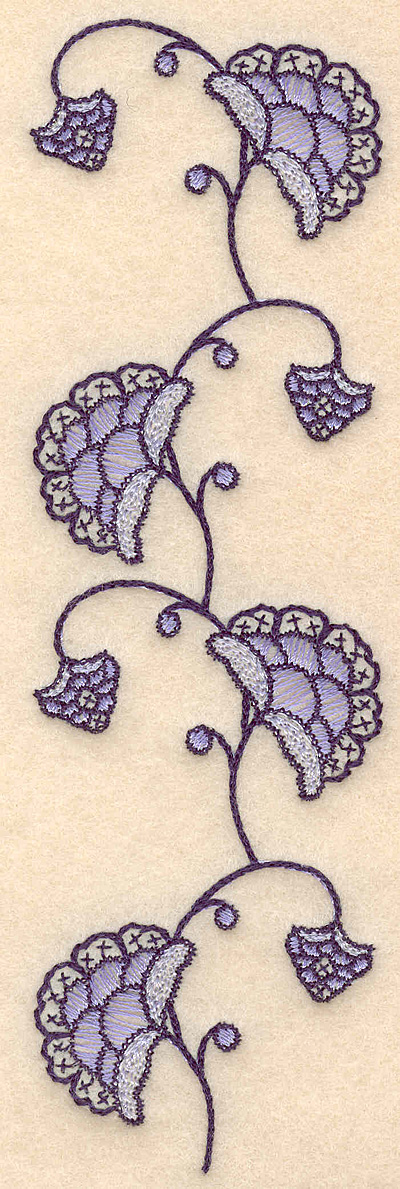 Embroidery Design: Colonial Design 102  6.80" x 2.07"