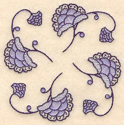 Embroidery Design: Colonial Design 103  3.87" x 3.87"