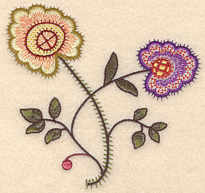 Embroidery Design: Colonial Design 137 Small  5.00" x 5.26"