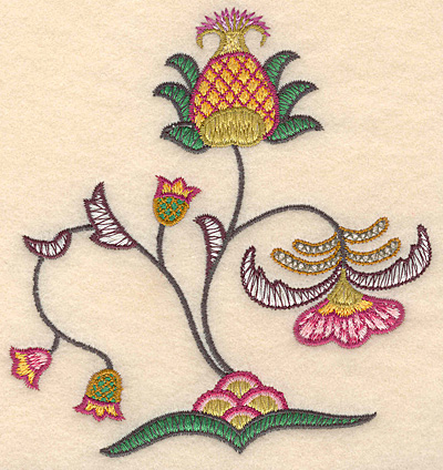 Embroidery Design: Colonial Design 141 Samll  5.22" x 4.95"