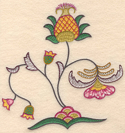 Embroidery Design: Colonial Design 142 Large7.92" x 6.93"