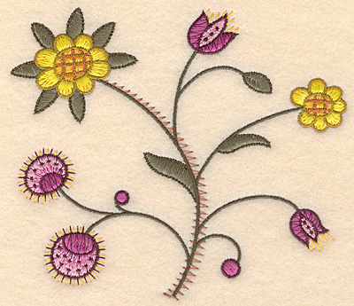 Embroidery Design: Colonial Design 149 Small 4.99" x 5.71"
