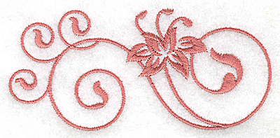 Embroidery Design: Floral design DD 3.88w X 1.81h