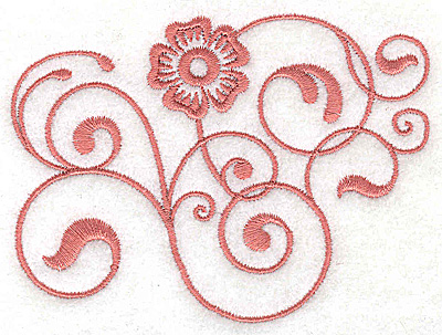 Embroidery Design: Floral design EE 3.86w X 2.86h