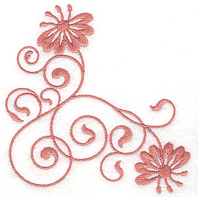 Embroidery Design: Floral design II 3.85w X 3.79h