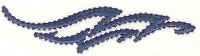 Embroidery Design: Paisley Wave I Large 1.74" x 6.93"