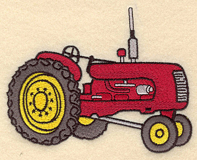 Embroidery Design: Tractor B5.00w X 3.90h