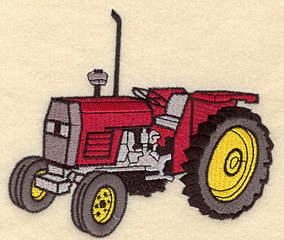 Embroidery Design: Tractor D5.00w X 4.33h