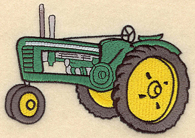 Embroidery Design: Tractor E5.00w X 3.34h