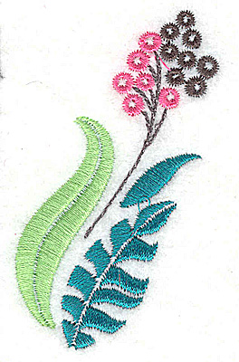 Embroidery Design: Dainty flowers 1B 1.72w X 3.09h