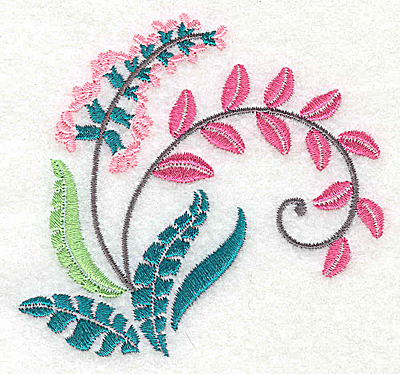 Embroidery Design: Dainty flowers 9C 3.38w X 3.17h
