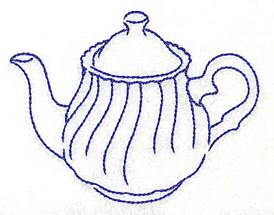 Embroidery Design: Teapot 3.87w X 3.02h