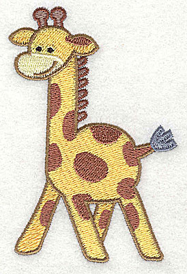 Embroidery Design: Giraffe Small3.86h x 2.63w
