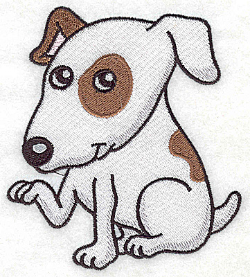 Embroidery Design: Devoted dog A large 4.09w X 4.59h