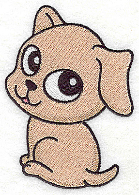 Embroidery Design: Devoted dog C large 3.28w X 4.59h