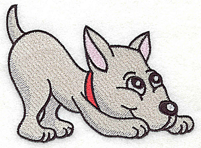 Embroidery Design: Devoted dog E large 4.92w X 3.49h
