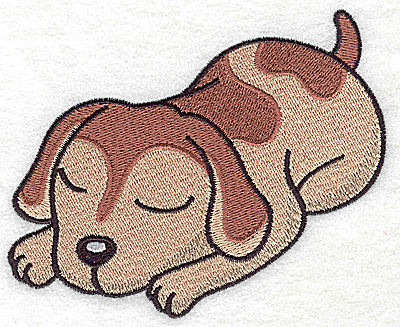 Embroidery Design: Devoted dog F large 4.59w X 3.76h