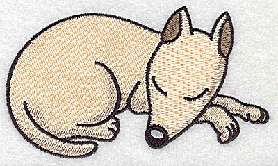 Embroidery Design: Devoted dog G large 4.92w X 2.77h