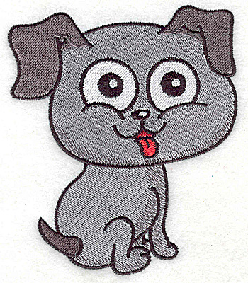 Embroidery Design: Devoted dog I large 3.88w X 4.62h
