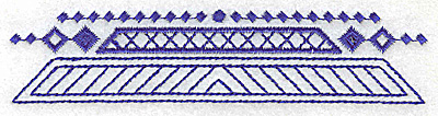 Embroidery Design: Elegant border 6 large 4.98w X 1.10h
