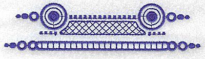 Embroidery Design: Elegant border 7 large 4.91w X 1.37h
