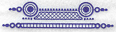 Embroidery Design: Elegant border 10 large 4.97w X 1.22h