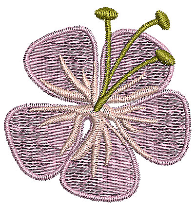 Embroidery Design: Flower 1 1.91w X 2.00h