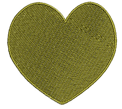 Embroidery Design: Heart 2 2.90w X 2.71h