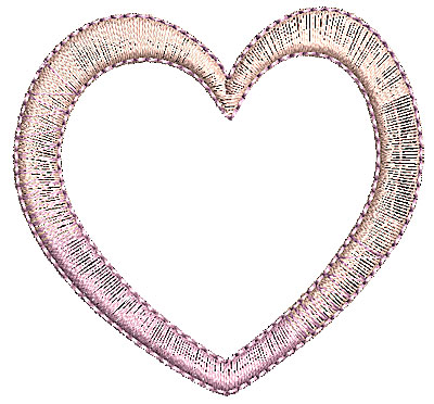 Embroidery Design: Heart 3 2.25w X 2.13h