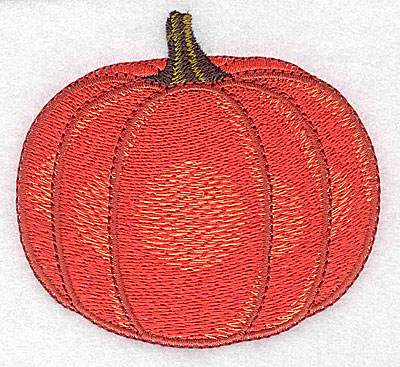 Embroidery Design: Pumpkin large 3.50w X 3.20h
