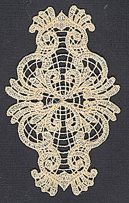 Embroidery Design: Lace 2 2.99w X 4.97h
