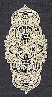 Embroidery Design: Lace 4 2.35w X 4.94h