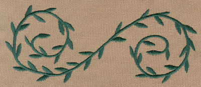 Embroidery Design: Decorative Vine 25.87" x 2.41"